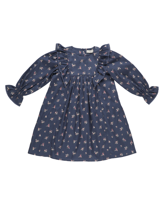 Ditsy Bouquet Navy Margot Dress
