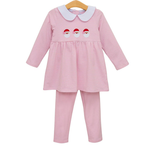 Pink Santa Trio Pant Set
