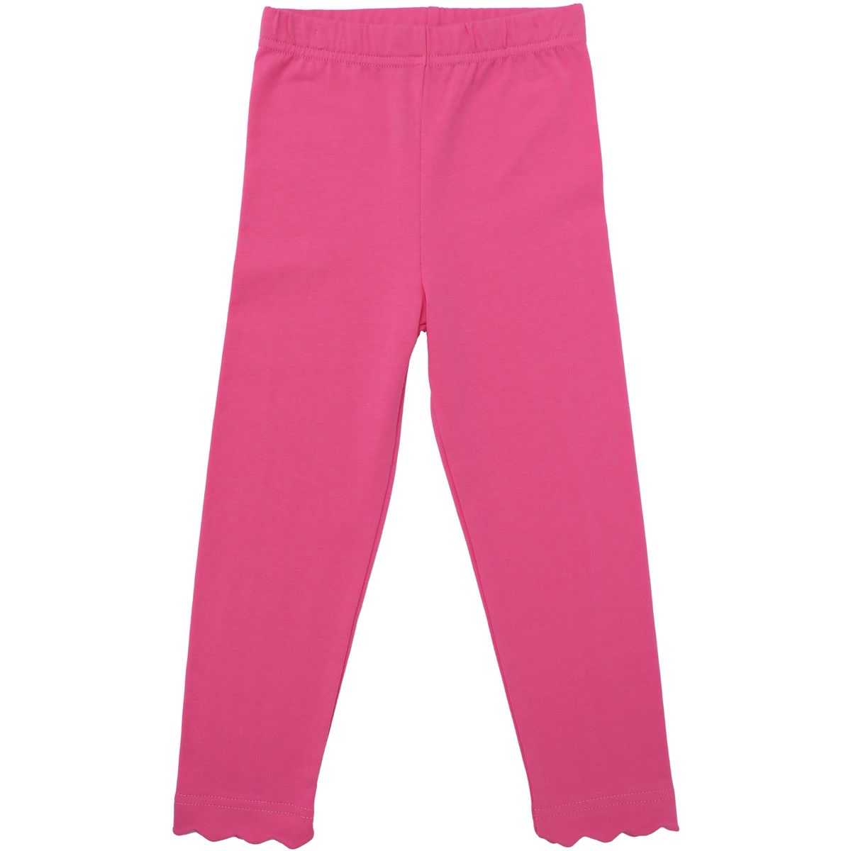 Pink Scalloped Leggings