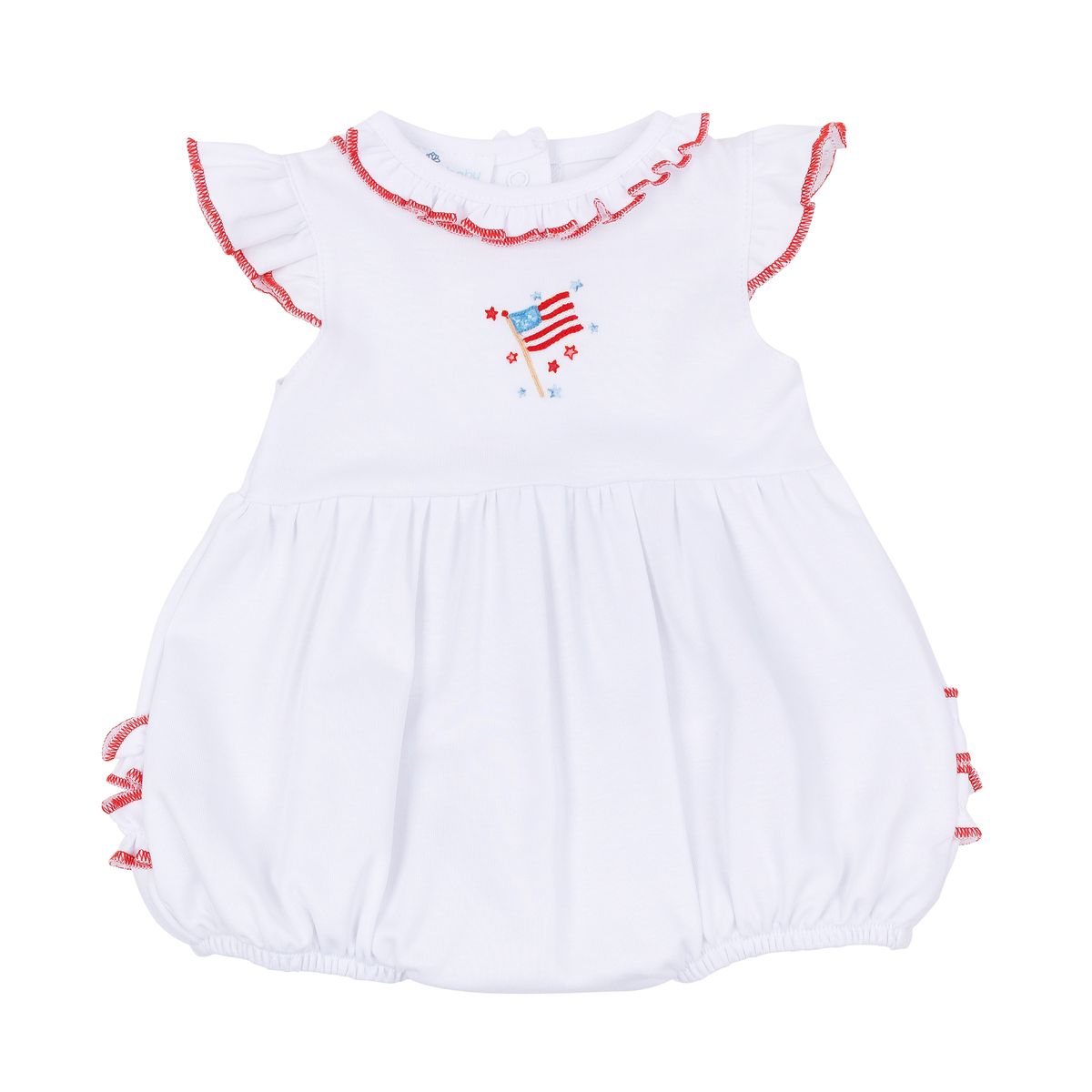 A Sparkly Fourth Red Ruffle Flutters Bubble