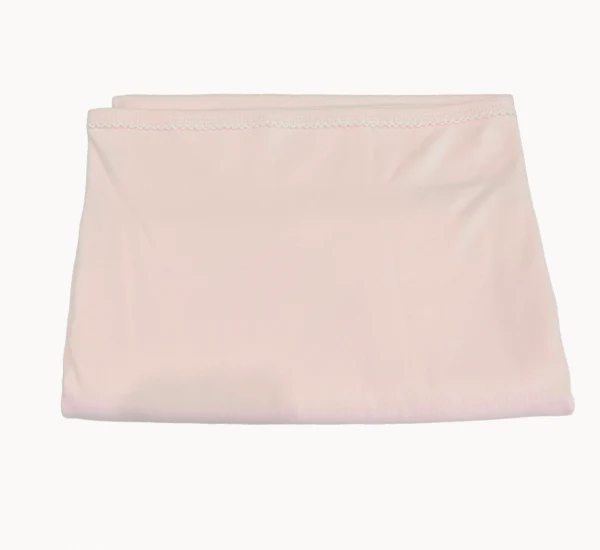 Pink w/White Picot Trim Blanket