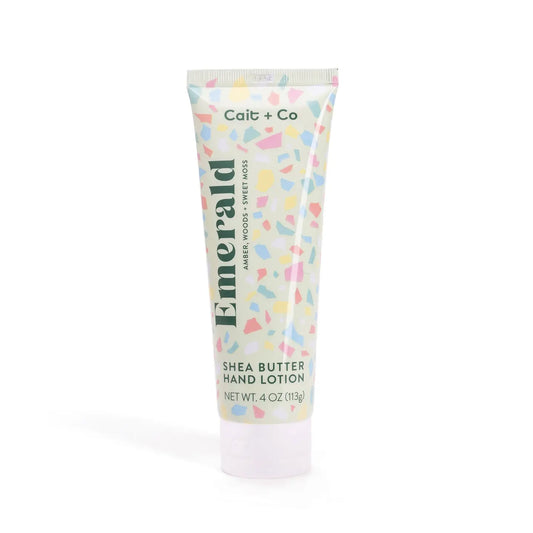 Cait + Co - Shea Butter Hand Lotion - 4oz Emerald | Gem Collection