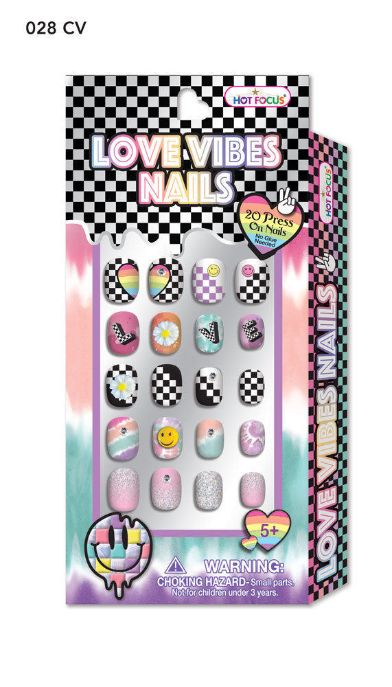 Cool Vibes Love Vibes Nails