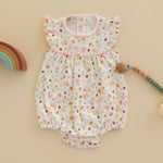 Luna + Arlo - Bugs and Blossoms Ivory Flutters Bubble