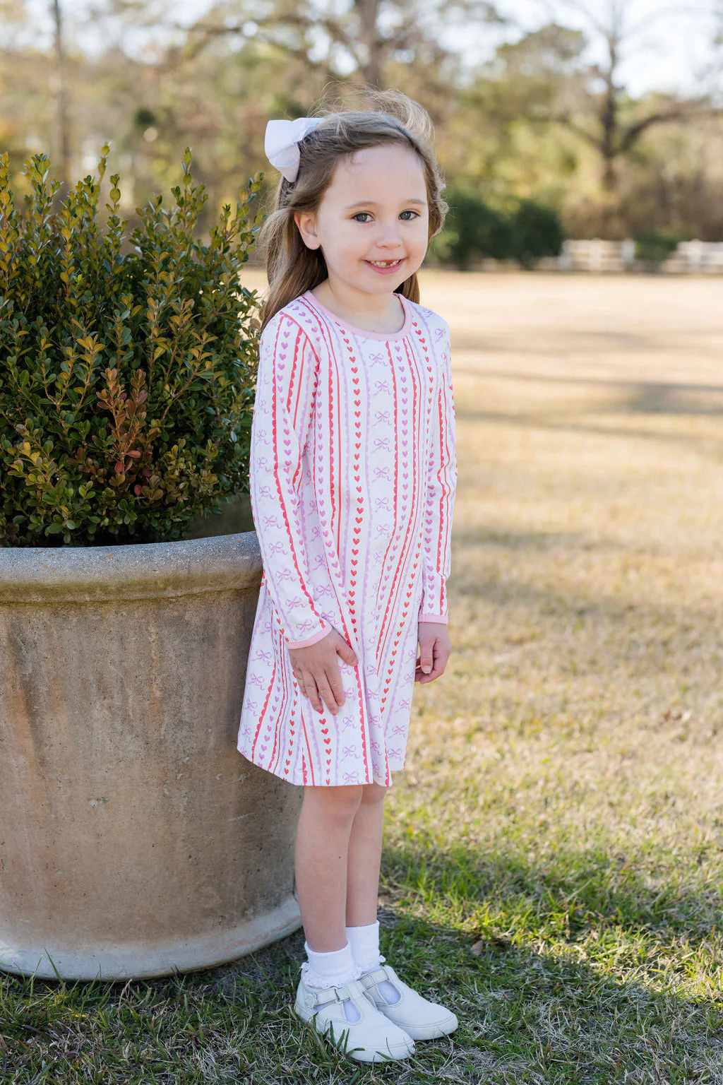 Scallops & Hearts Girls Play Dress