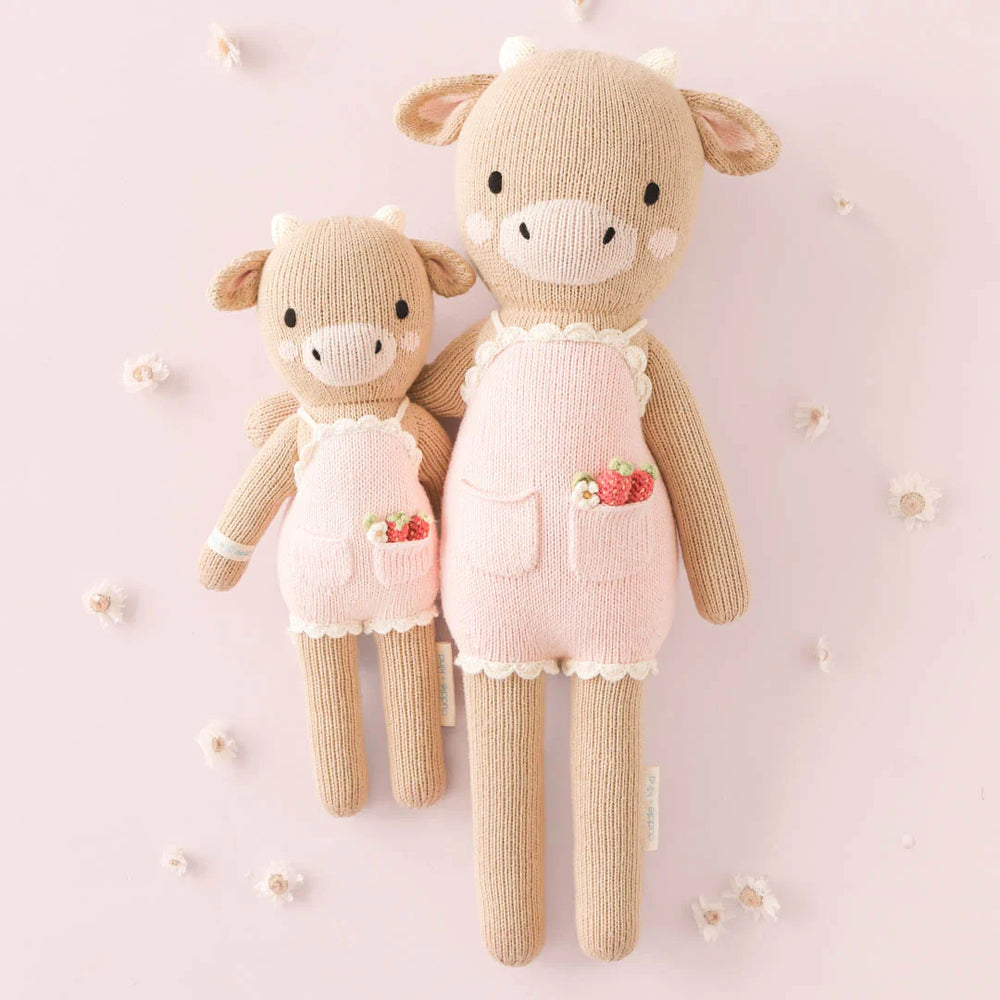 cuddle + kind - Ava the Cow Powder Pink