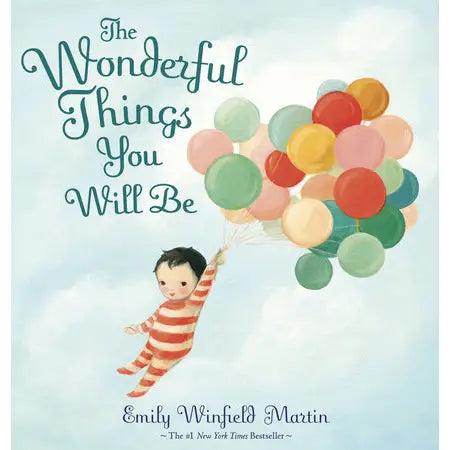 Cover image of "Wonderful Things You Will" book by Penguin Random House LLC with colorful illustrations.