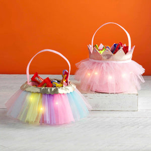 Mud Pie - Lightup Rainbow Tutu Halloween Bag