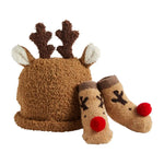 Mud pie - Reindeer Hat and Sock Set