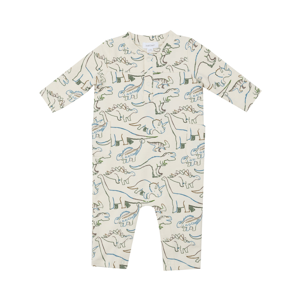 Angel Dear - Artsy Dinos Romper