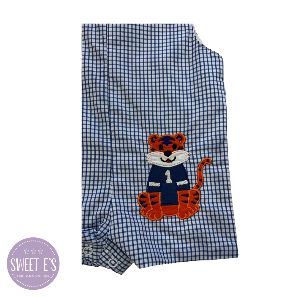 Southern Saturday - Tiger Applique Shortall