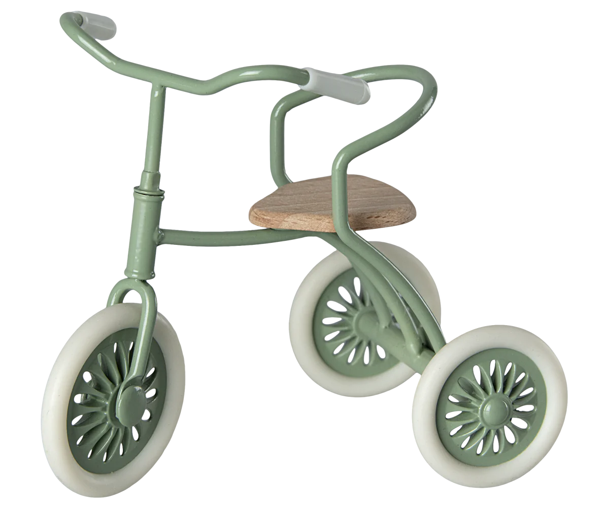 Maileg - Green Mouse Abri à tricycle
