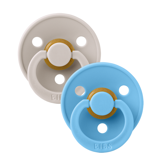 Bibs Pacifier - Colour 2 Pack - Mushroom/Breeze