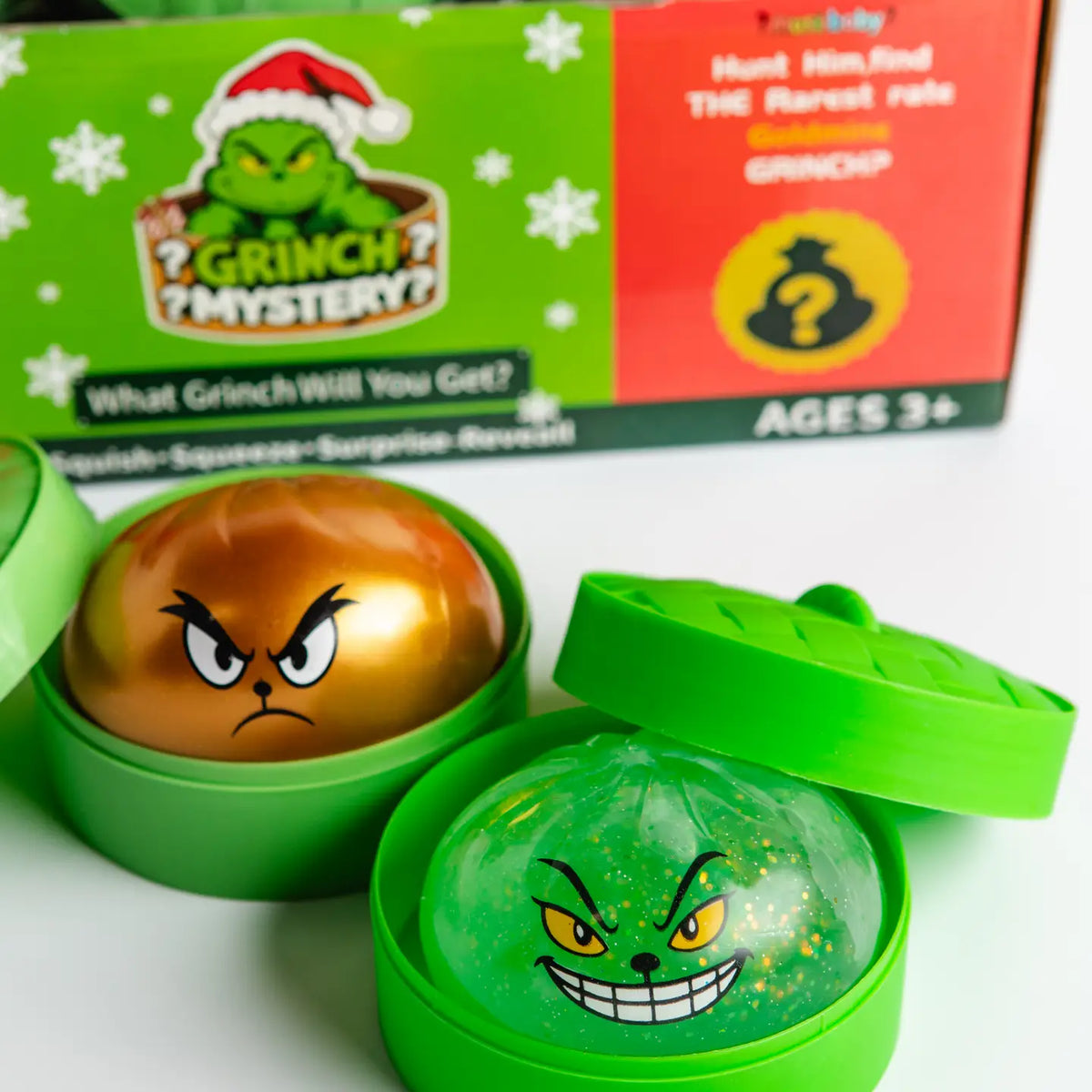 Grinch Mystery Dumpling Squishies