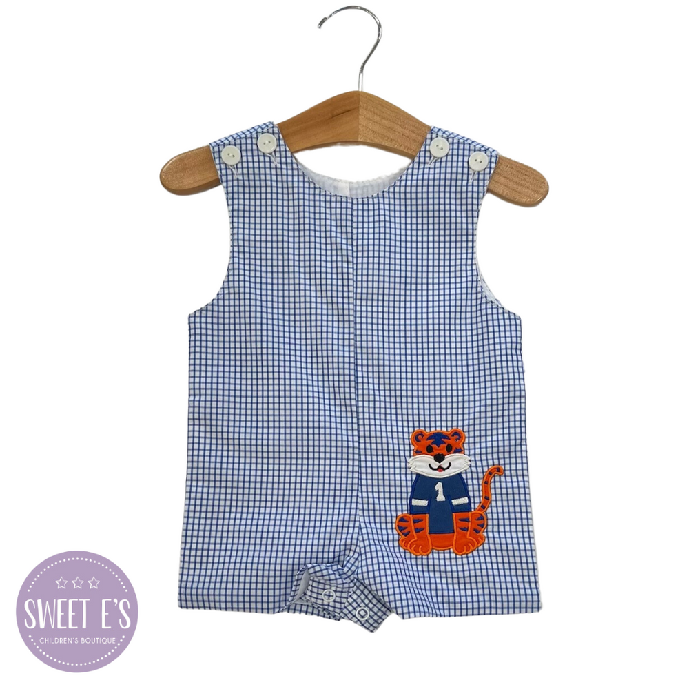 Southern Saturday - Tiger Applique Shortall