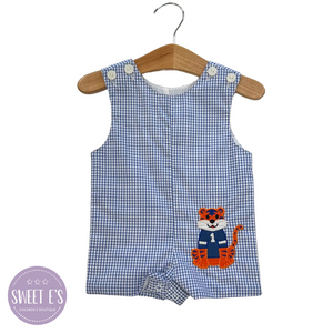 Southern Saturday - Tiger Applique Shortall