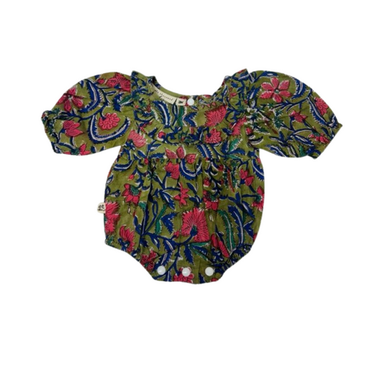 eight thousand miles - Fall Romper - Forest Floral