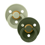 Bibs Pacifier - 2 Pack - Sage/Hunter Green