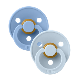 Bibs Pacifier - 2 pack - Sky Blue/Baby Blue
