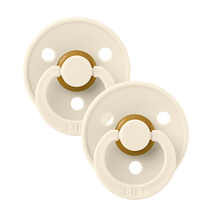 Bibs Pacifier - Colour 2 Pack - Ivory/Ivory