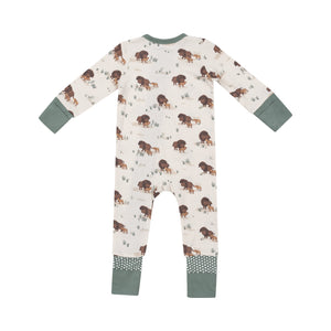 Angel Dear - Bison Families Zip Romper