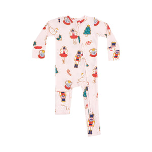 Angel Dear - Sugar Plum Fairy Christmas Cookies Zip Romper