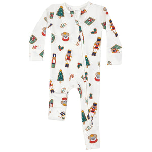 Angel Dear - Nutcracker Christmas Cookies Zip Footie