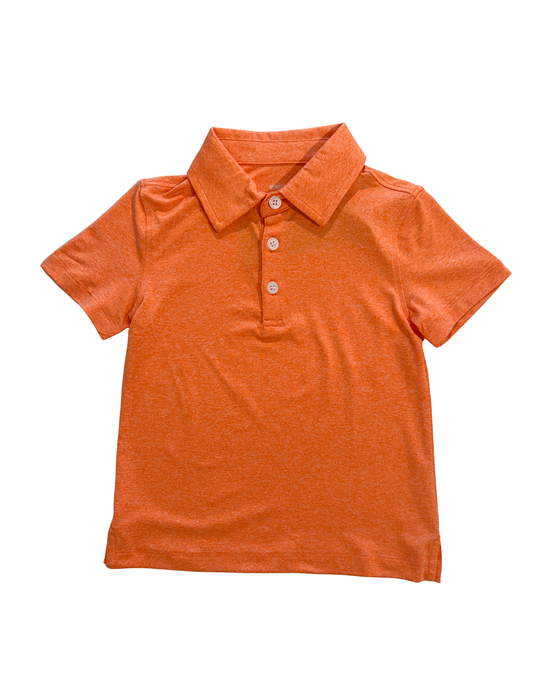 Orange Heather Polo