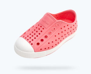 Native Shoes - Jefferson Kids Flamingo Pink/Shell White