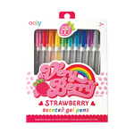 Ooly - Very Berry Strawberry Scented Gel Pens - Set of 12