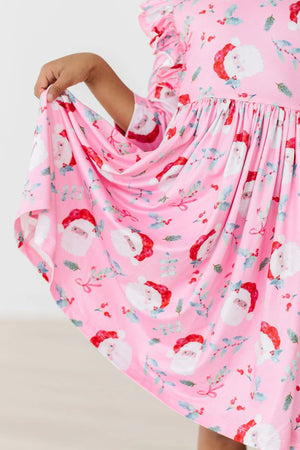 Mila & Rose - Jolly Old Saint Nick Ruffle Twirl Dress