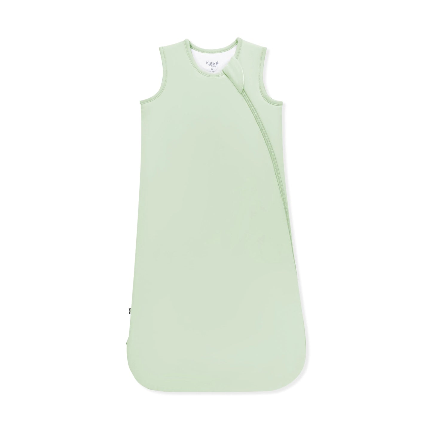 Kyte Baby Sleep Bag in Basil 1.0, soft and cozy baby sleep sack with zipper closure for safe, comfortable sleep.