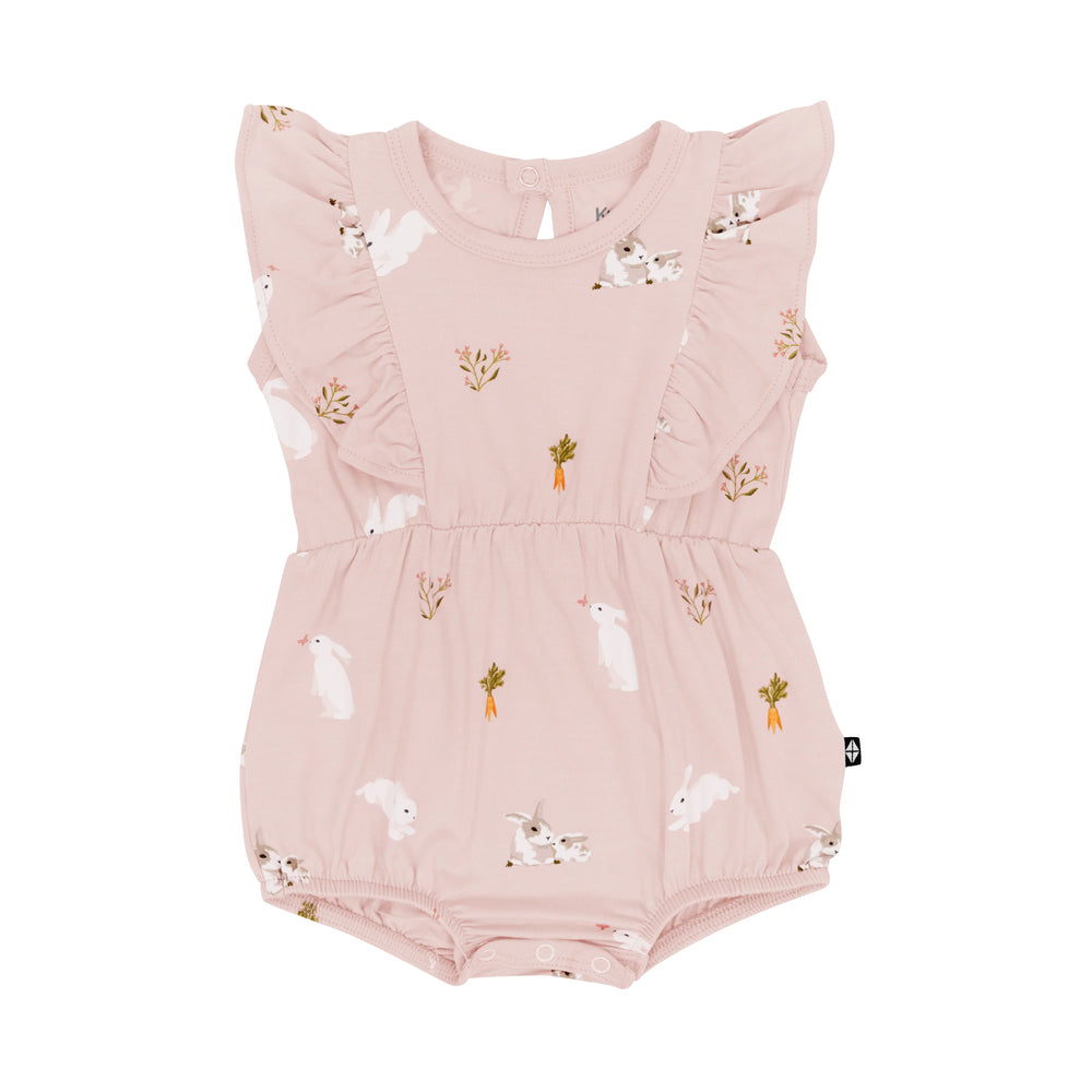 Kyte - Bubble Romper in Blush Rabbit