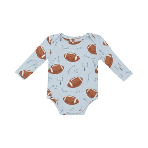 Angel Dear - Blue Footballs Bodysuit