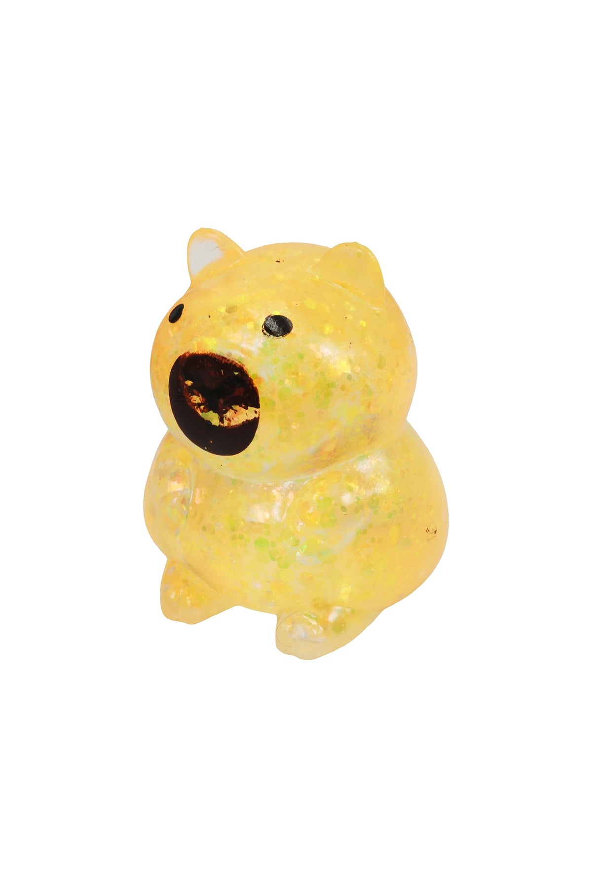 Capybara Iridescent Glittery Maltose Putty Filled Squishy