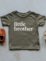 Gladfolk - Olive Little Brother Kids Tee