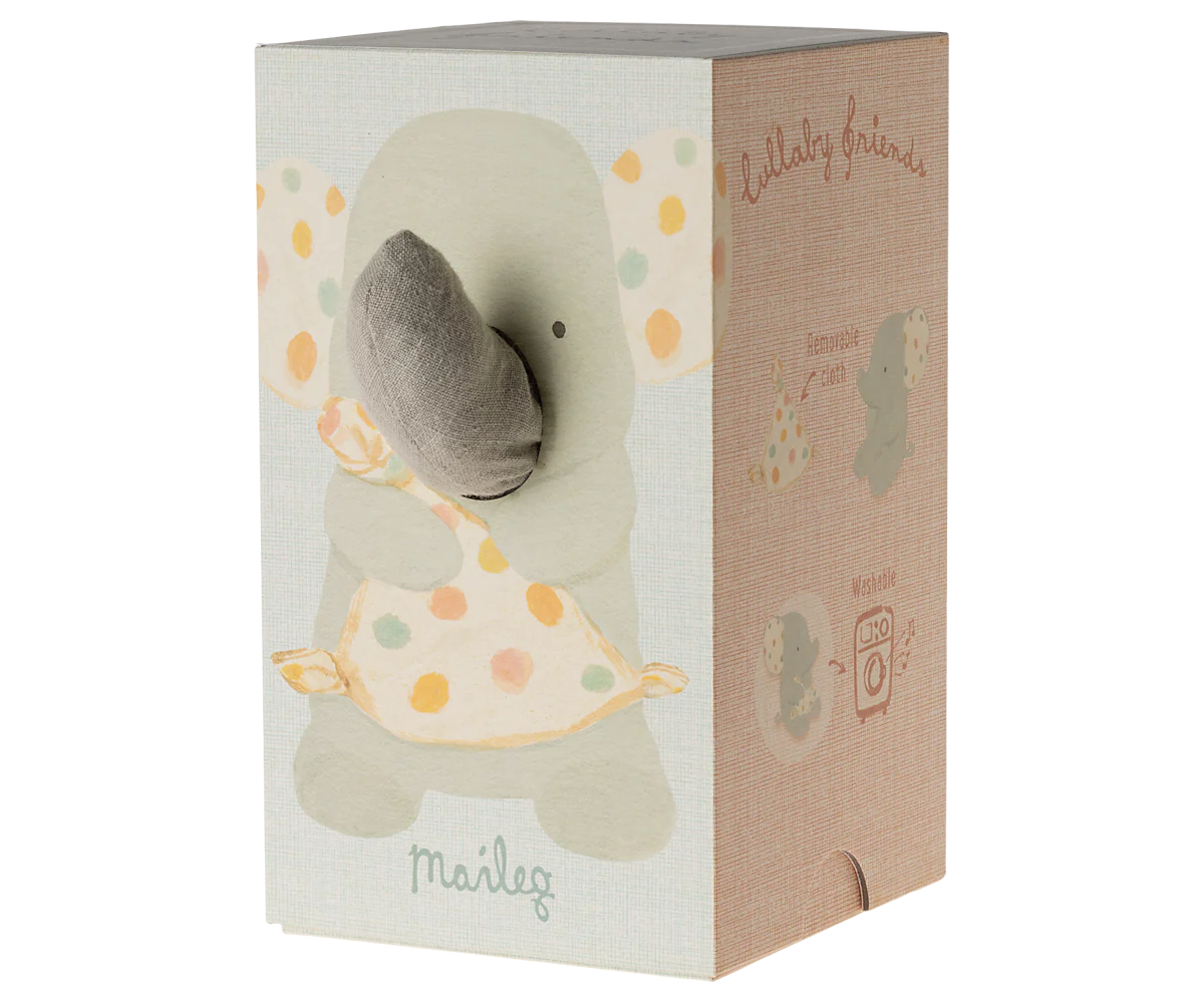 Maileg - Iron Grey Elephant Lullaby Friends
