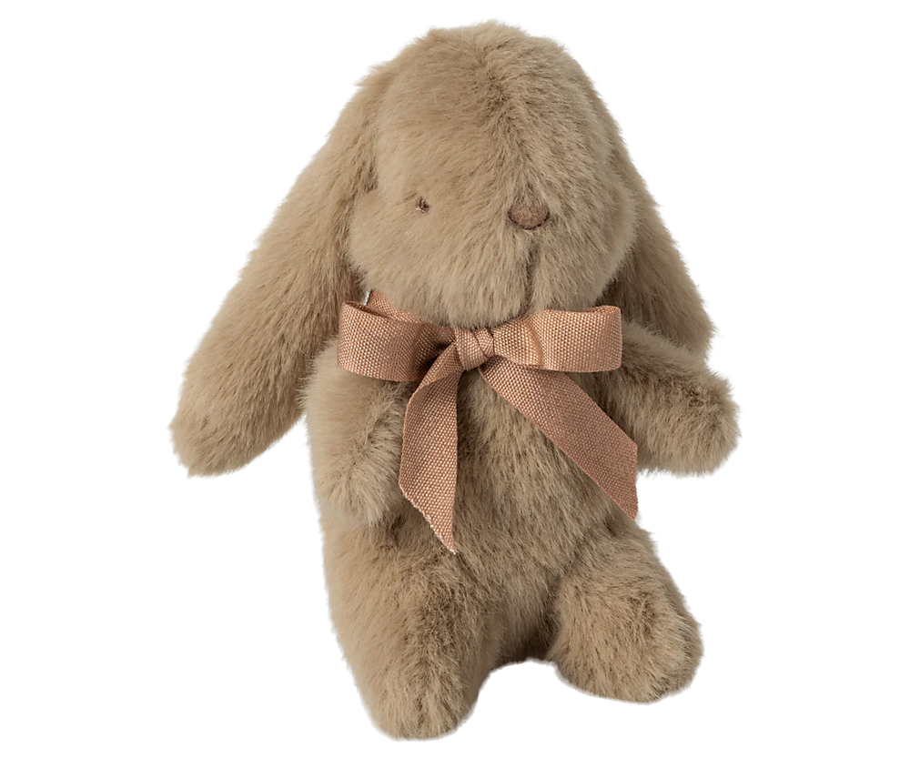 Maileg - Dusty Brown Mini Bunny Plush