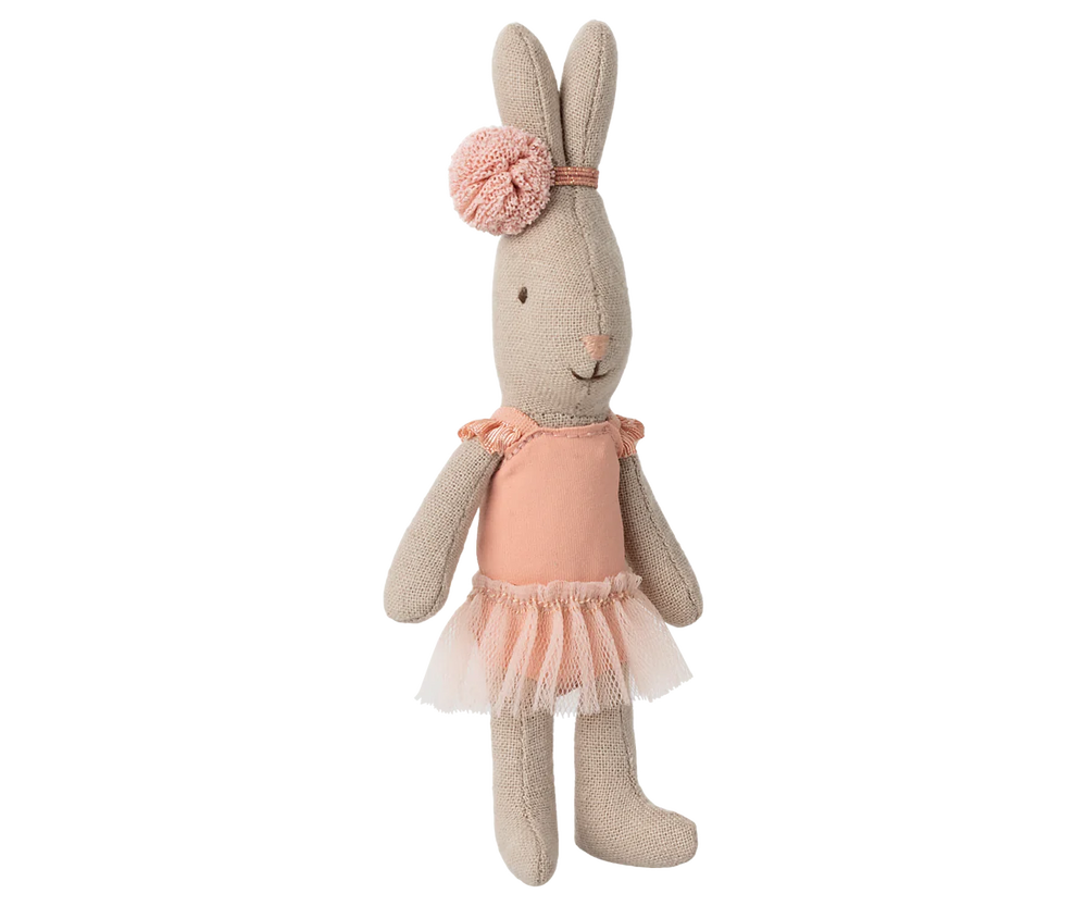Maileg - Rabbit, Micro - Ballet Suit and Skirt Rose