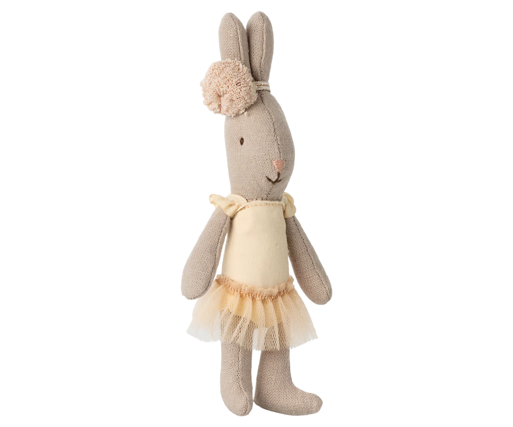 Maileg - Rabbit, Micro - Ballet Suit and Skirt Cream