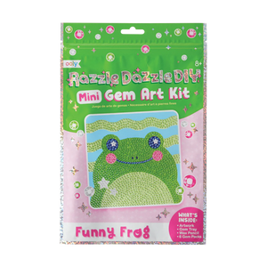 ooly - Razzle Dazzle DIY Mini Gem Art Kit - Funny Frog