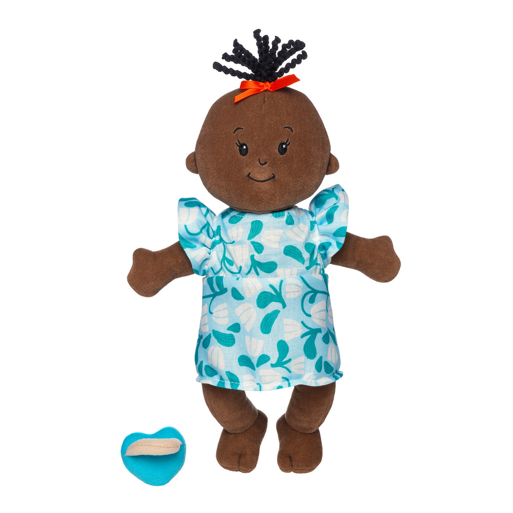 Manhattan Toy - Wee Baby Stella Doll Brown with Black Wavy Tuft