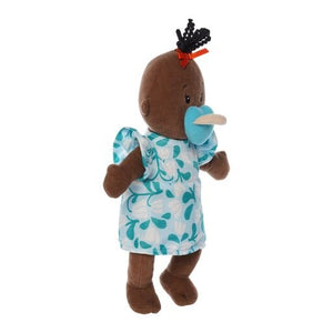 Manhattan Toy - Wee Baby Stella Doll Brown with Black Wavy Tuft