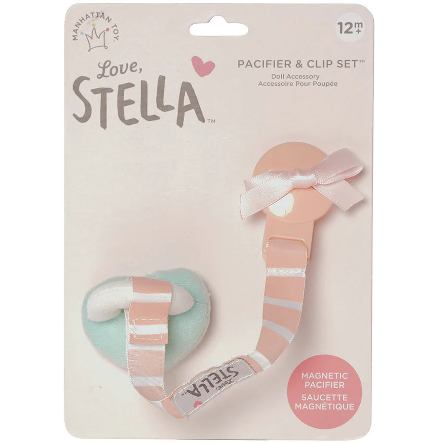 Manhattan Toy - Love, Stella Pacifier & Clip Set