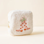 The Darling Effect - Teddy Pouch-Square Cowgirl Boots