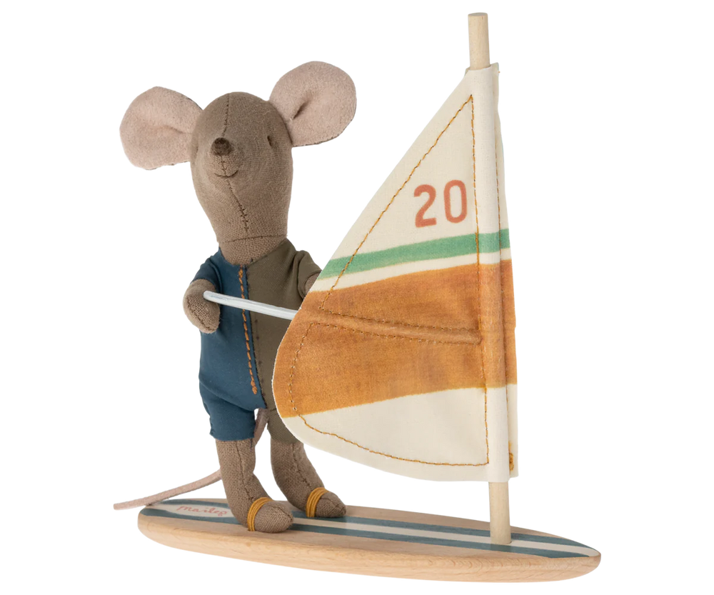 Maileg - Beach Mice, Surfer Little Brother