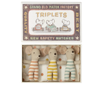 Maileg - Triplets Baby Mice in Matchbox