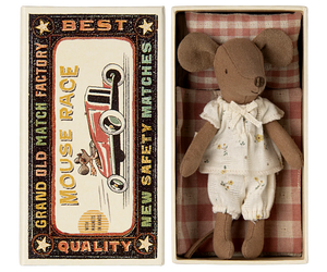 Maileg - Big Sister Mouse in Matchbox