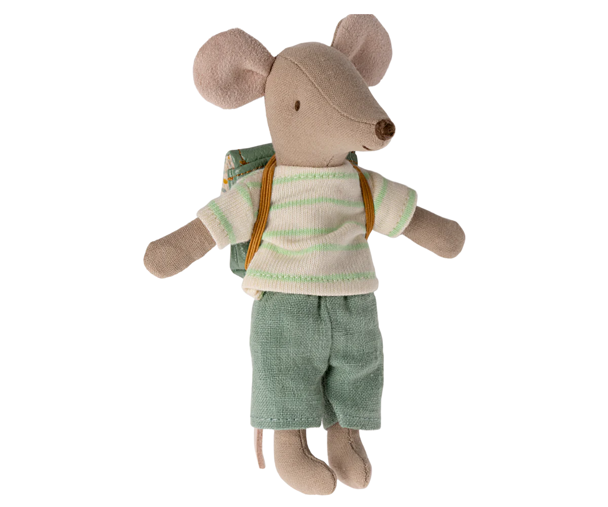 Maileg - Big Brother Mint Tricycle Mouse