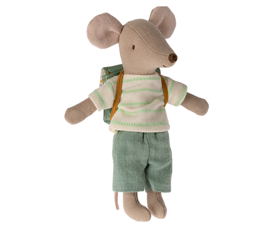 Maileg - Big Brother Mint Tricycle Mouse